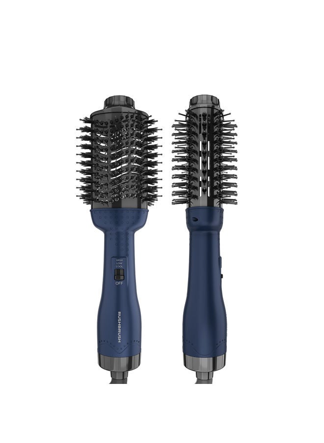 Rush Brush V2 Pro Navy Ion Technology , Wide Oval Design 19cm , 1300W , 3Heat/Speed - Image 1
