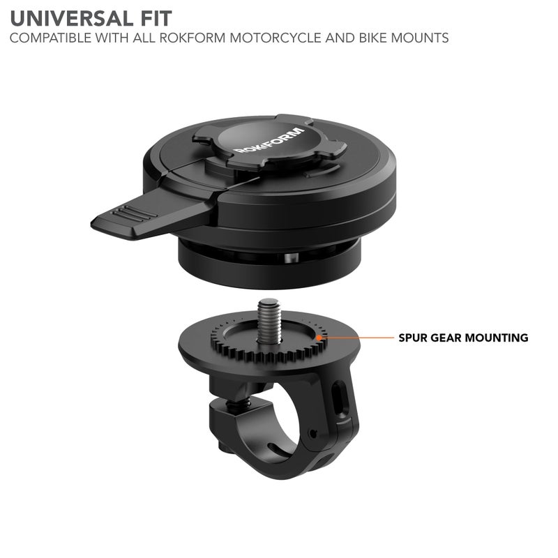 Rokform â€“ Universal Motorcycle Mount Vibration Dampener, for Motorcycle and Bike Phone mounts, for iPhone, Samsung, & Pixel Twist Lock Cases (Black) - Image 5
