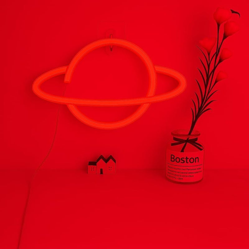 Horoof Home Red Planet Neon LED Wall Light - Image 2