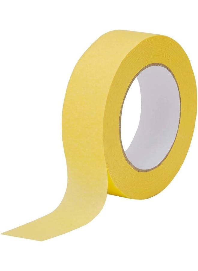 promass Automotive Masking Tape 1 inch x 20 yards Refinish Auto Body Paint Tape for Cars Vehicles Auto Paint Supplies [1 Roll] - Image 1