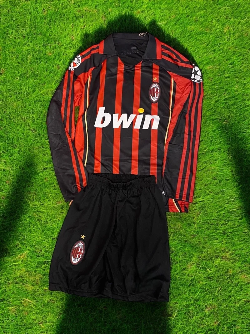 North Stand Nostalgic Legend Milan Kaka Long Sleeve Kids Jersey