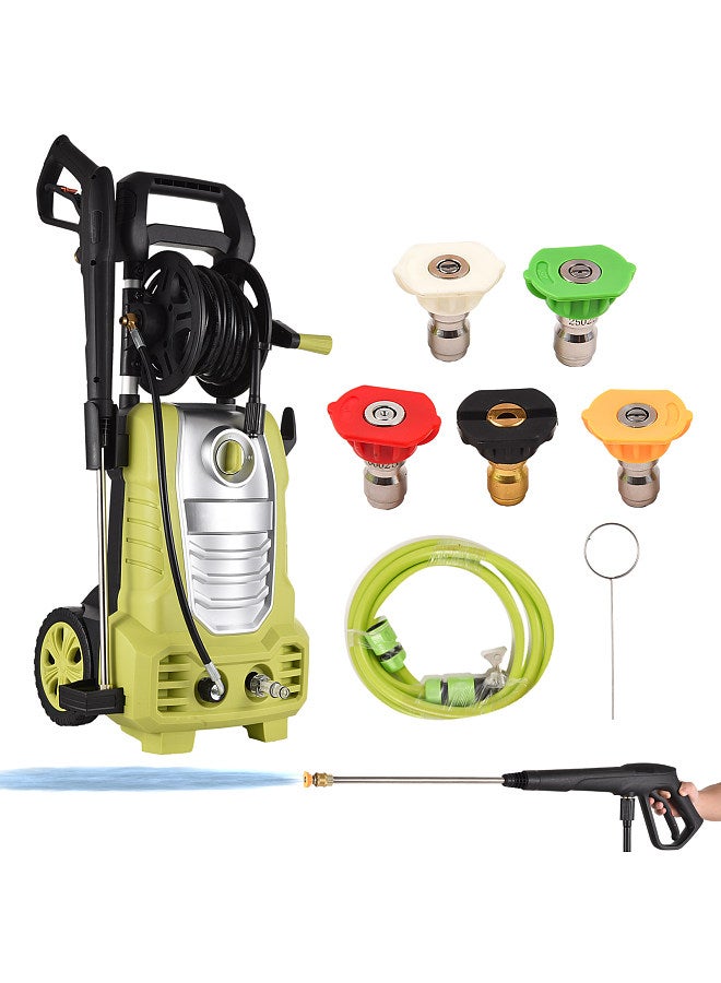 Electric Pressure Washer 2000W 2393 Max. PSI High Pressure Power Washer with 5 Nozzles / 33ft Hose / 16.4ft Power Cord Best for Homes/Cars/Driveways/Patios/Floor Cleaning  - Image 1
