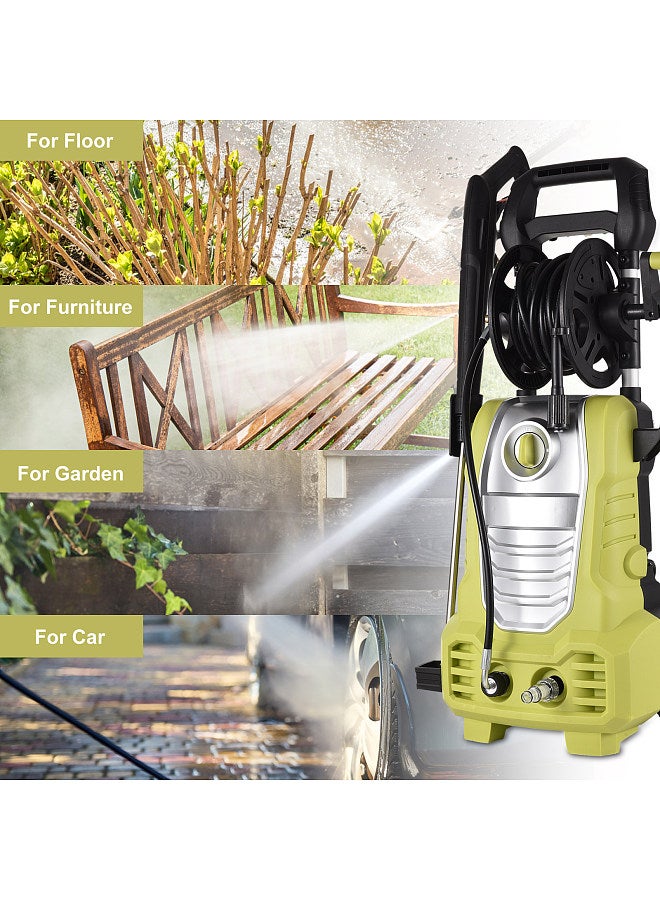 Electric Pressure Washer 2000W 2393 Max. PSI High Pressure Power Washer with 5 Nozzles / 33ft Hose / 16.4ft Power Cord Best for Homes/Cars/Driveways/Patios/Floor Cleaning  - Image 3