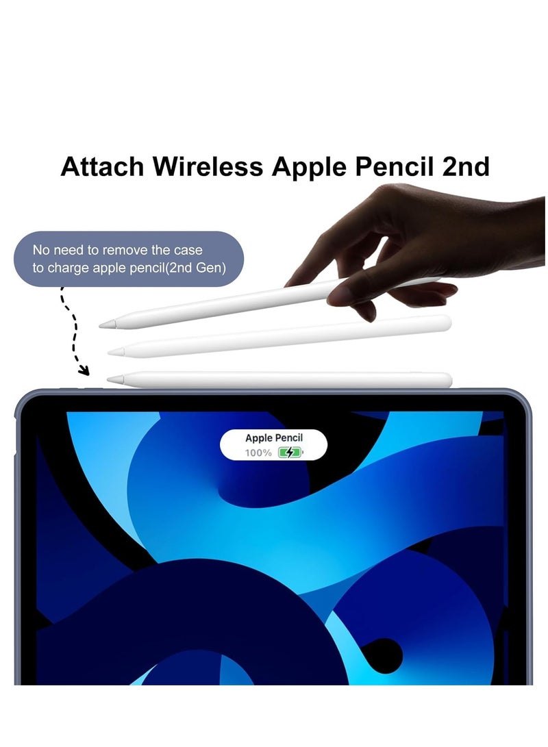 JAJEEK iPad Air 11 Inch M2 2024 Case, iPad Air 5th/4th Gen (10.9 Inch, 2022/2020) – Lightweight Soft TPU Protective Case with Auto Sleep/Wake, Smart Folio Cover, Slim & Durable, Perfect for Hands-Free Viewing - Image 3