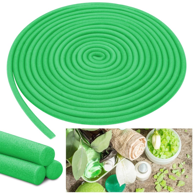 Frienda 58 Inch x 40 Ft Dark Green Foam Noodles for Crafts Versatile Pool Noodles Foam Tubes Cylinder Rods for Modeling DIY Arts and Crafts Supplies - Image 2