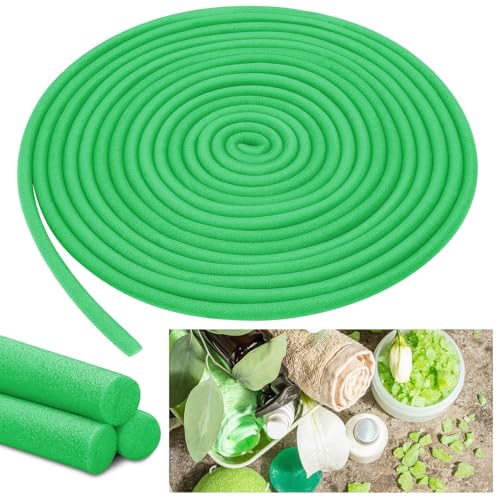 Frienda 58 Inch x 40 Ft Dark Green Foam Noodles for Crafts Versatile Pool Noodles Foam Tubes Cylinder Rods for Modeling DIY Arts and Crafts Supplies - Image 1