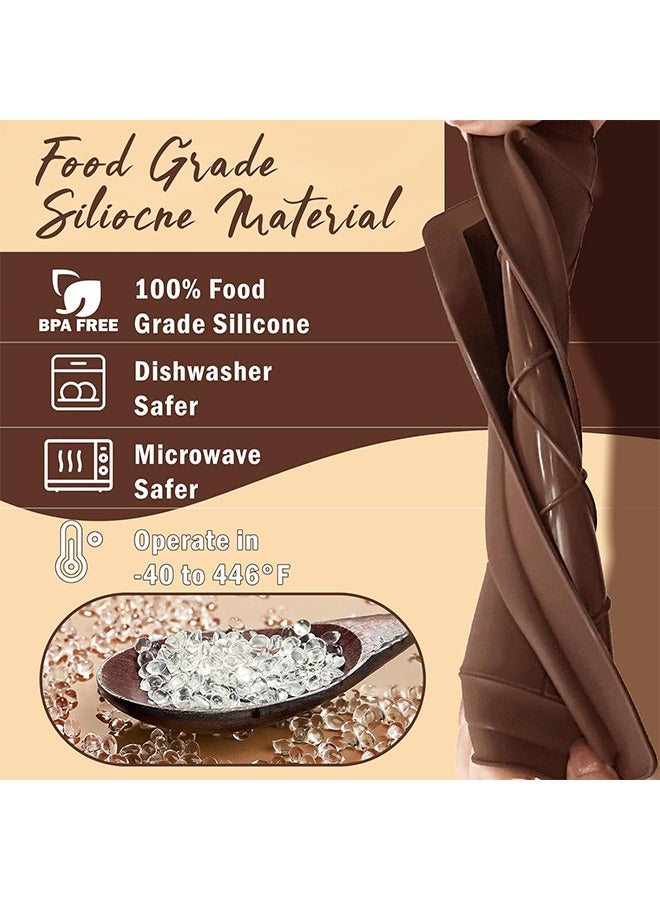 2 Pack Deep Chocolate Bar Molds , Deep Large and Thick Silicone Chocolate Bar Molds for Stuffed Bar, Big Chocolate Candy Bar Mold for Filling Knafeh Pistachio Chocolate Bar - Image 3