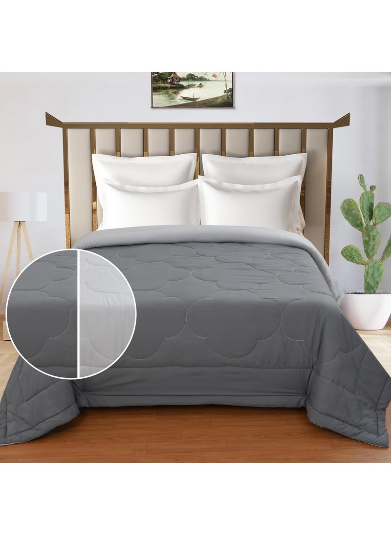FRESH FROM LOOM FRESH FROM LOOM Summer Collection Solid Plain Micro Fibre Comforter Premium Reversible Dohar Double Weaved Quilt Double Bed Light Duvet Skin Friendly 90x100 in TC 200  - Image 2