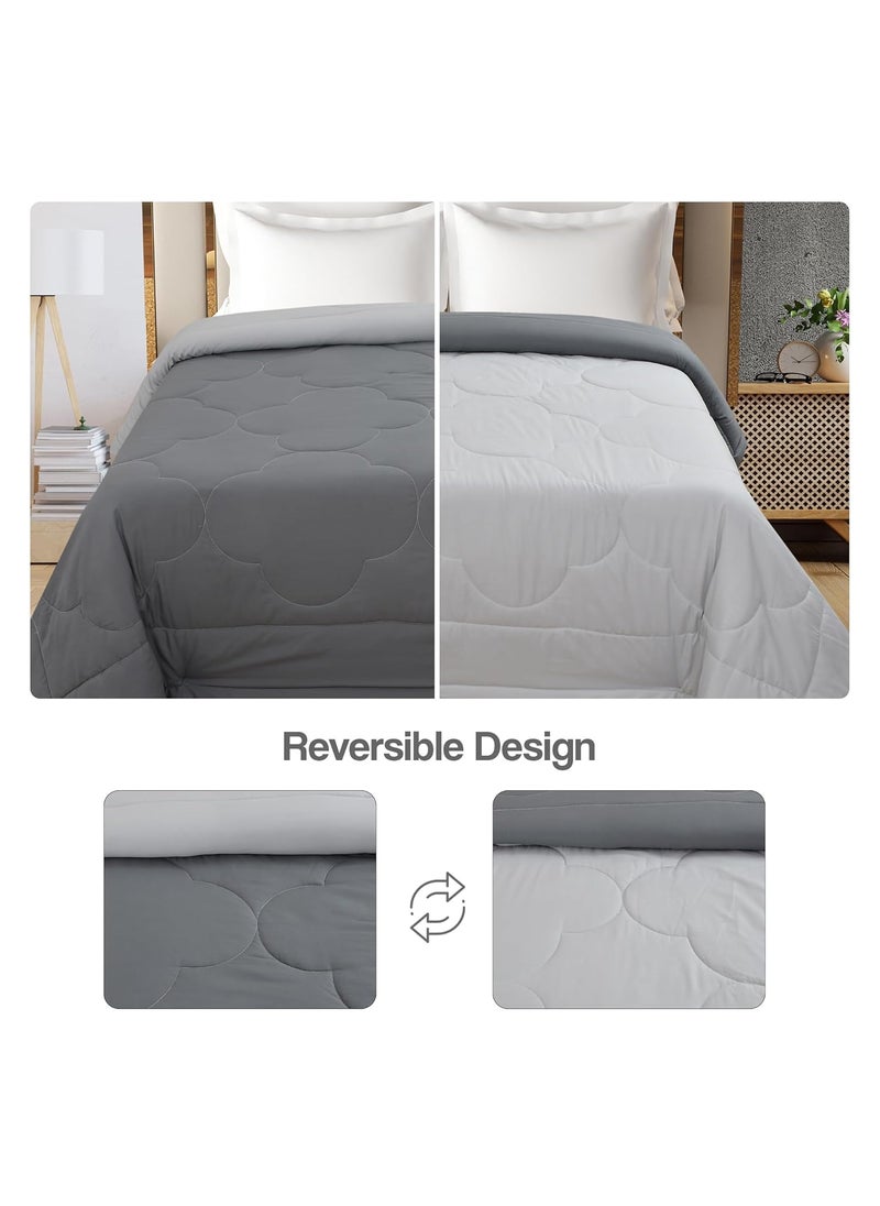 FRESH FROM LOOM FRESH FROM LOOM Summer Collection Solid Plain Micro Fibre Comforter Premium Reversible Dohar Double Weaved Quilt Double Bed Light Duvet Skin Friendly 90x100 in TC 200  - Image 3