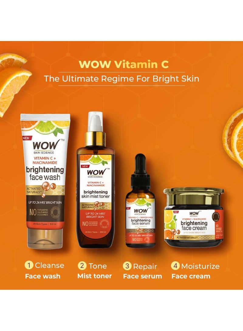 WOW Skin Science Brightening 20% Vitamin C Face Serum | Boost Collagen and Elastin for Anti aging, Skin Repair | For Dark Circles, Fine Lines | Glowing Skin | Hydrates | 30 ml - Image 4