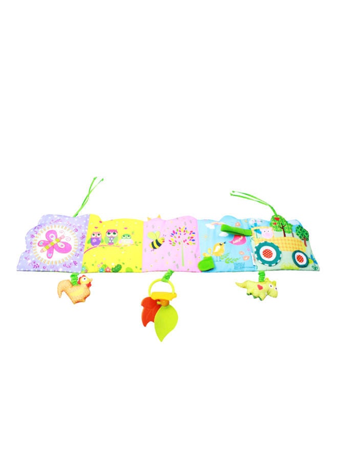 NIBEMINENT 2-In-1 Crib Bumper Panel Cloth Book