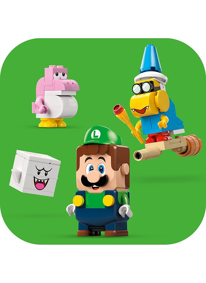 LEGO - Lego Super Mario Adventures With Interactive Lego Luigi Toy, Nintendo Gift For 6 Plus Year Old Boys, Girls And Gamers, Garden Playset For Kids, With Pink Baby Yoshi Figure, 71440 (210 Pieces) - Image 1