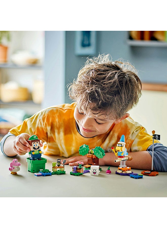 LEGO - Lego Super Mario Adventures With Interactive Lego Luigi Toy, Nintendo Gift For 6 Plus Year Old Boys, Girls And Gamers, Garden Playset For Kids, With Pink Baby Yoshi Figure, 71440 (210 Pieces) - Image 1