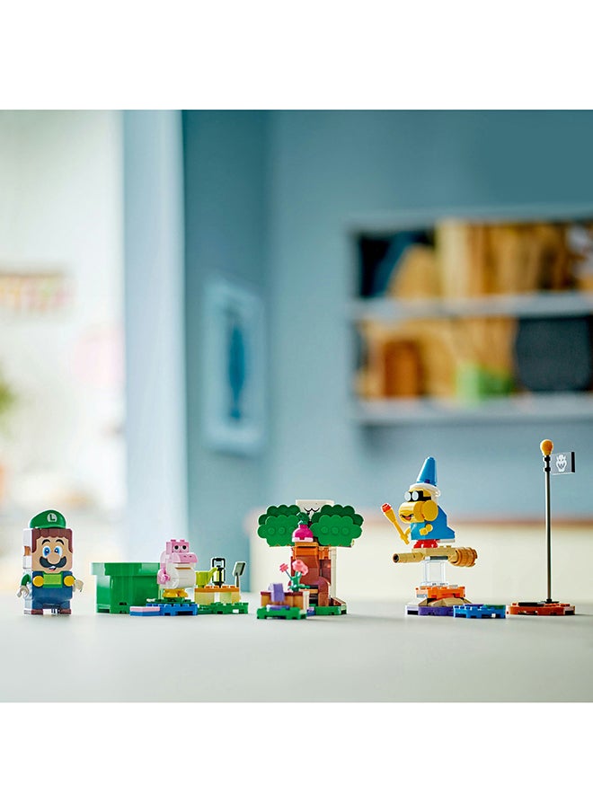 LEGO - Lego Super Mario Adventures With Interactive Lego Luigi Toy, Nintendo Gift For 6 Plus Year Old Boys, Girls And Gamers, Garden Playset For Kids, With Pink Baby Yoshi Figure, 71440 (210 Pieces) - Image 1