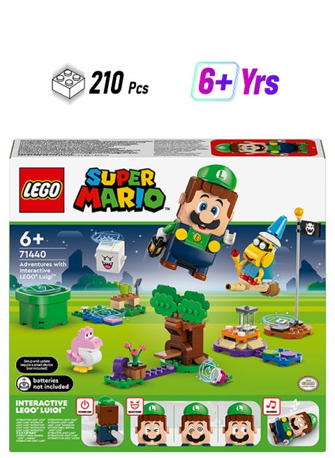 Super Mario Adventures with Interactive   Luigi™ 71440 (210) Pieces