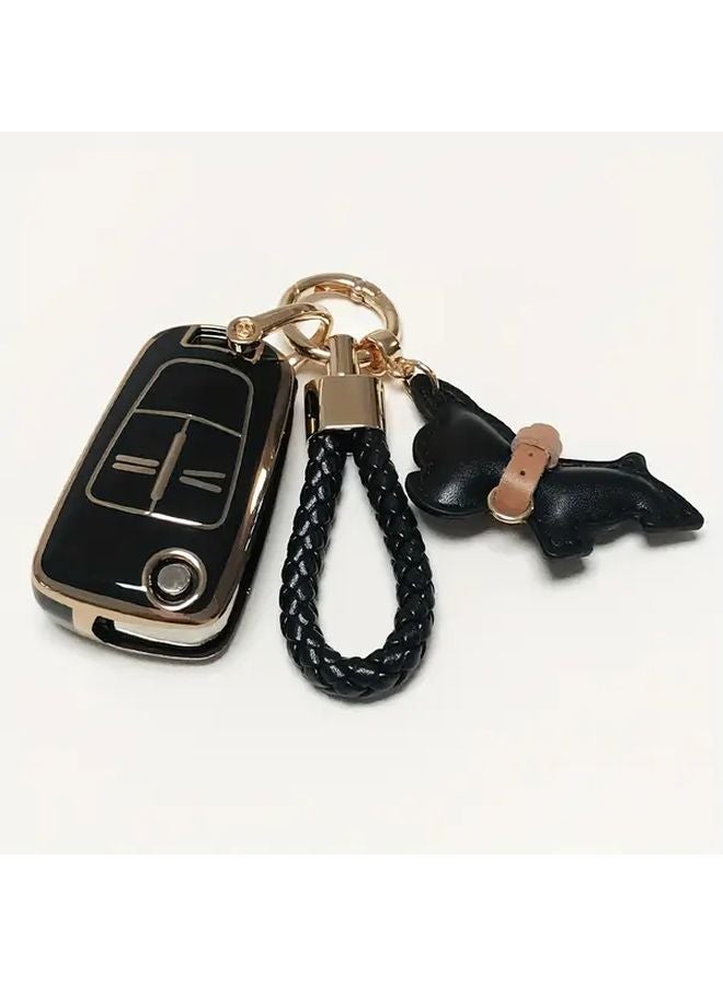 غطاء مفتاح Red Smart Shell Fob لـ Opel Astra H Corsa D Insignia Vectra Signum - Image 1