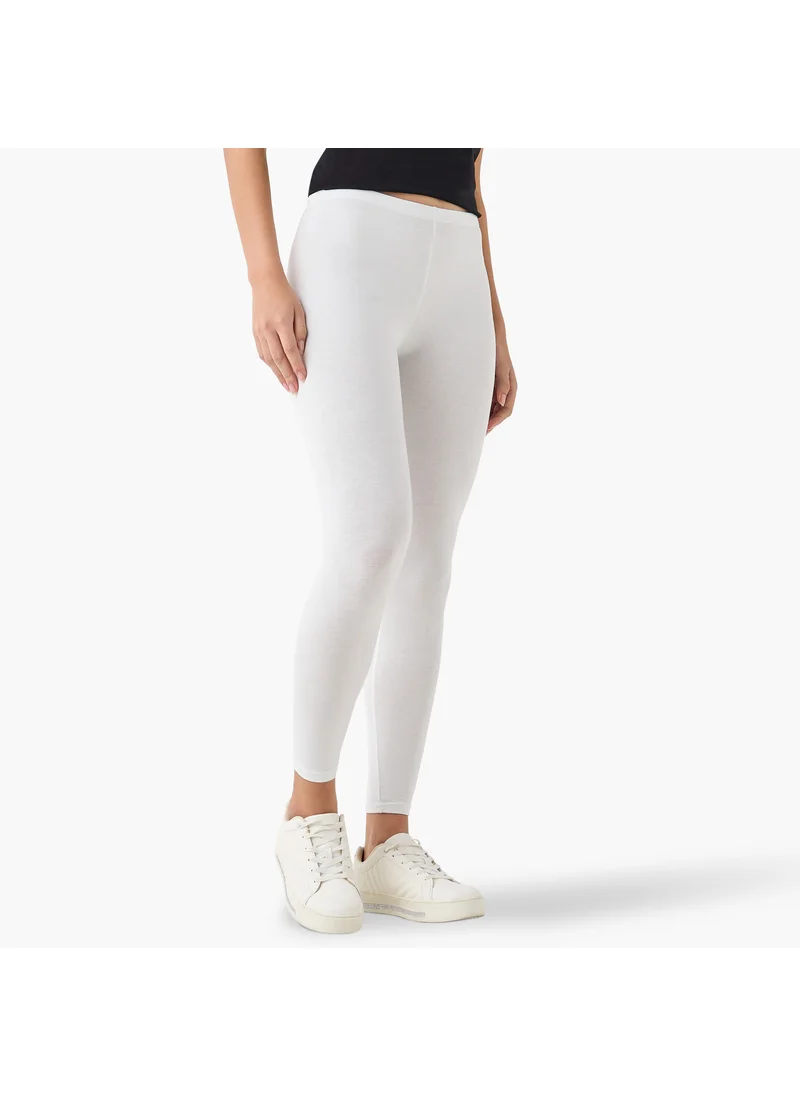 سبلاش فيڤ Set of 2 - Full Length Leggings with Elasticised Waistband