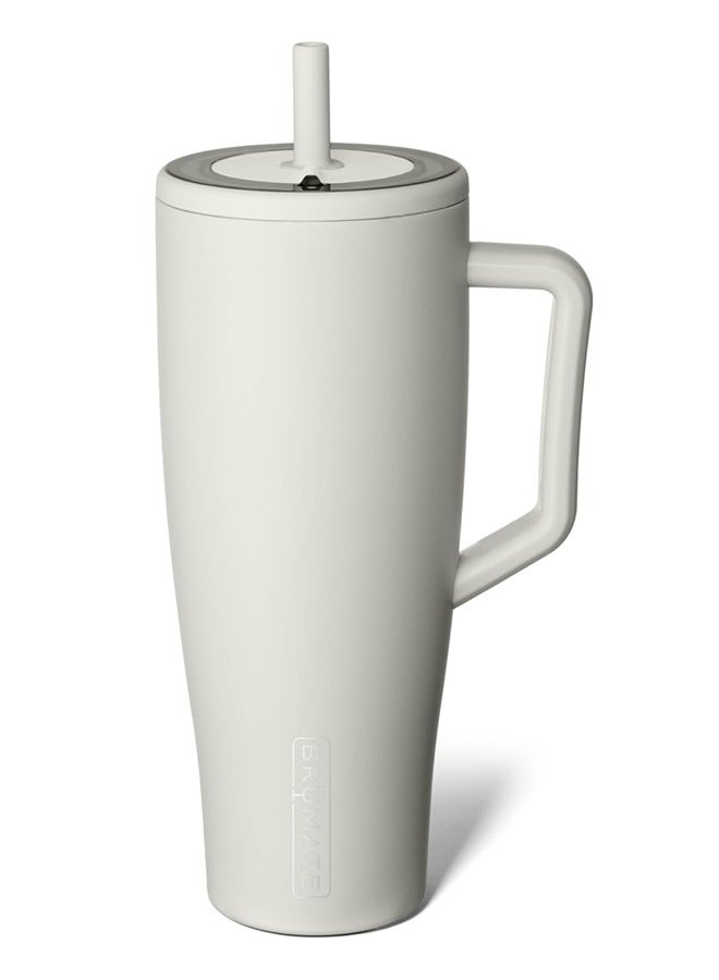 BRUMATE 40 oz Tumbler with Handle and Straw | 100% Leakproof Insulated Tumbler with Lid and Straw | Made of Stainless Steel | Cup Holder Friendly Base | 40oz (0) - Image 1