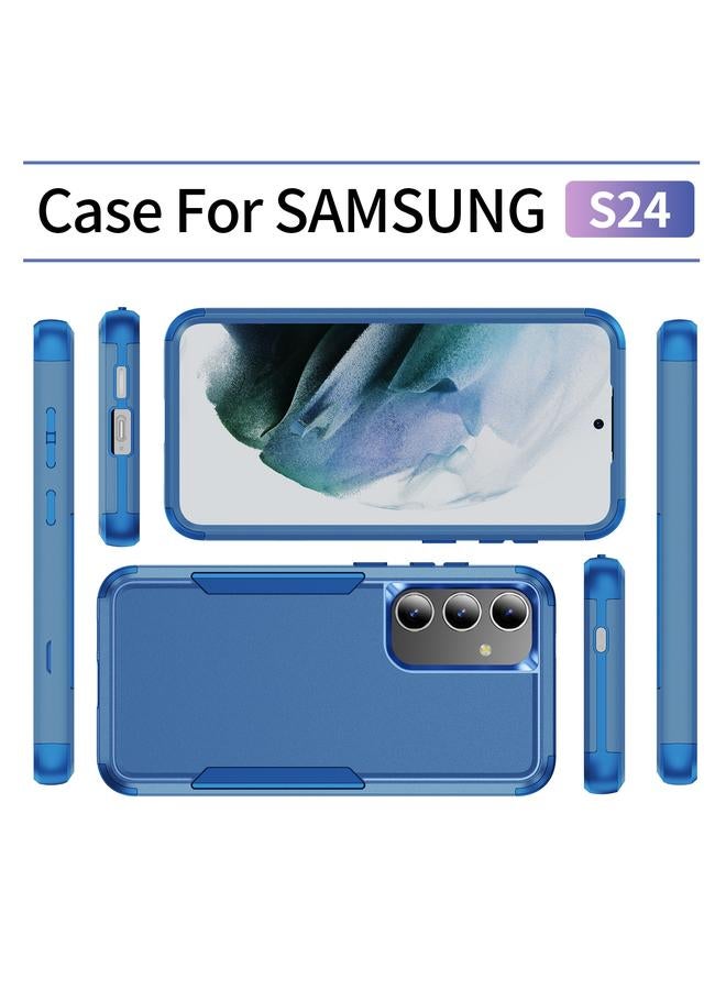 اس-توب جراب لهاتف Samsung Galaxy S24 5G مصنوع من مادة TPU + PC واقٍ مقاوم للصدمات - Image 2