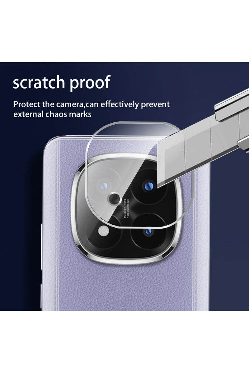 erorex RedmiNote14 Pro 4G 2 Pieces Tempered Glass Camera Cover For Xiaomi Redmi Note 14 Pro+ Note14 Pro Plu - Image 2