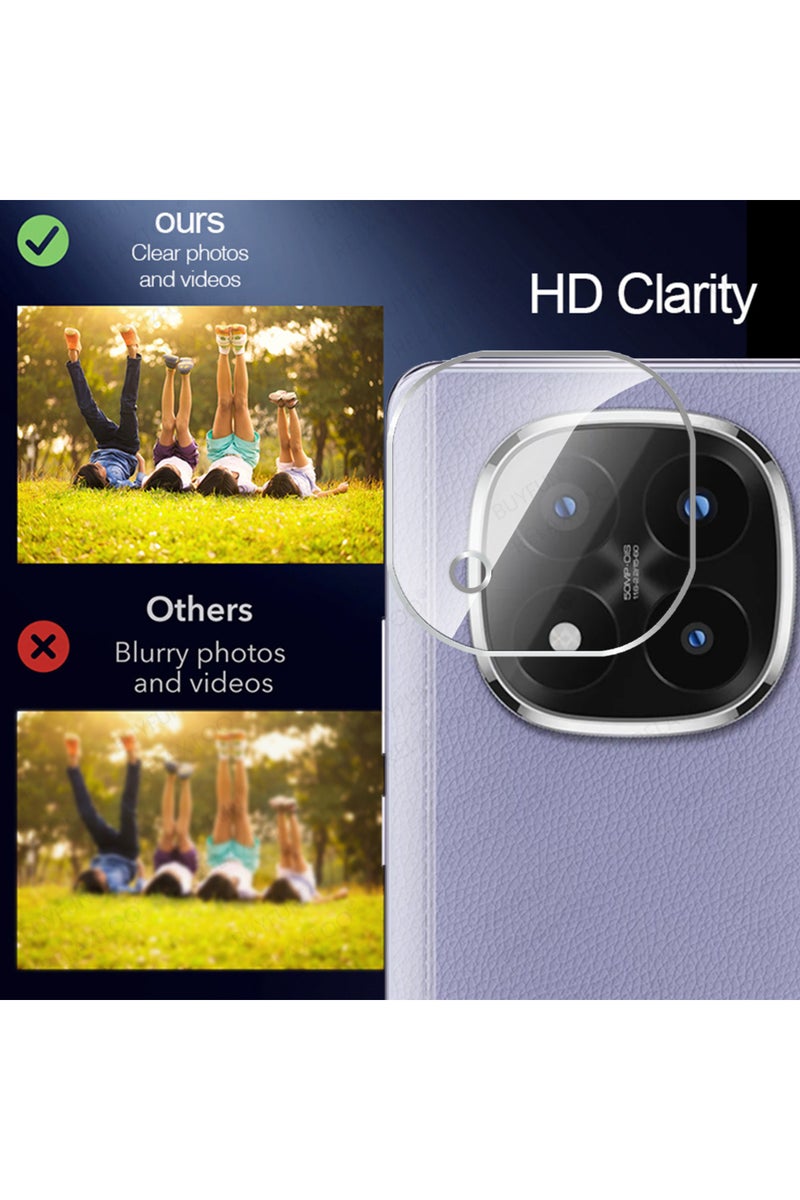 erorex RedmiNote14 Pro 4G 2 Pieces Tempered Glass Camera Cover For Xiaomi Redmi Note 14 Pro+ Note14 Pro Plu - Image 4