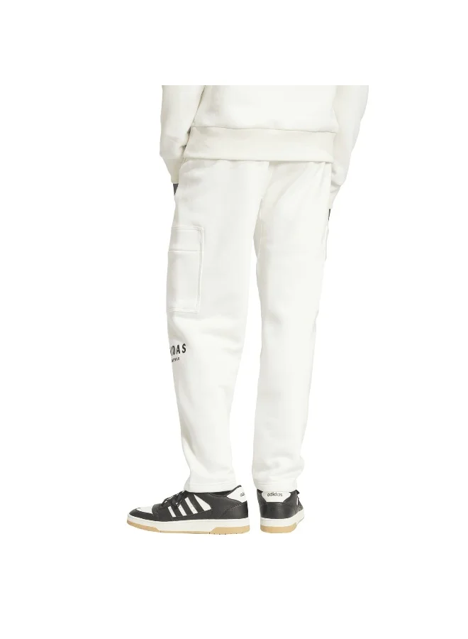 adidas بنطلون تدريب رجالي أبيض M A Szn G Cg Pt مقاس XS