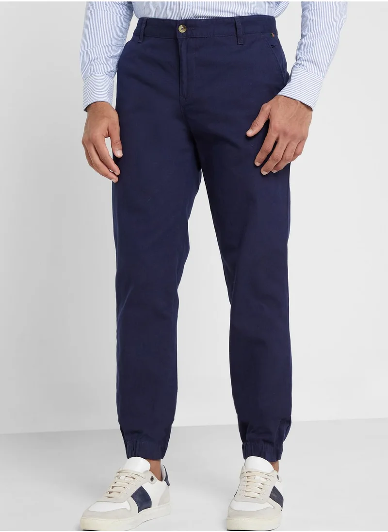 Thomas Scott Thomas Scott Men Mid-Rise Slim Fit Joggers