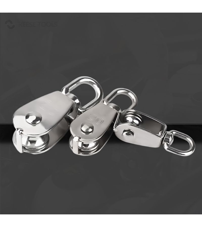 M15 Heavy Duty Metal Pulley With Silent Guide Wheel And Wear Resistant Roller For Crane Hoist Construction Equipment - Image 3
