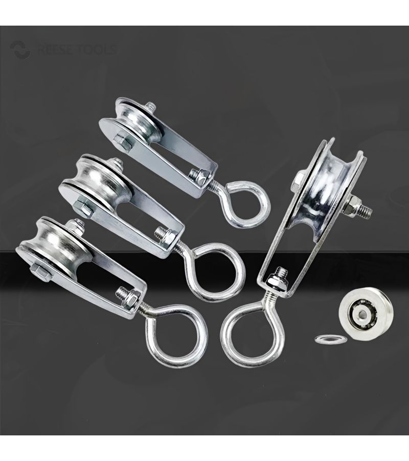 M15 Heavy Duty Metal Pulley With Silent Guide Wheel And Wear Resistant Roller For Crane Hoist Construction Equipment - Image 4