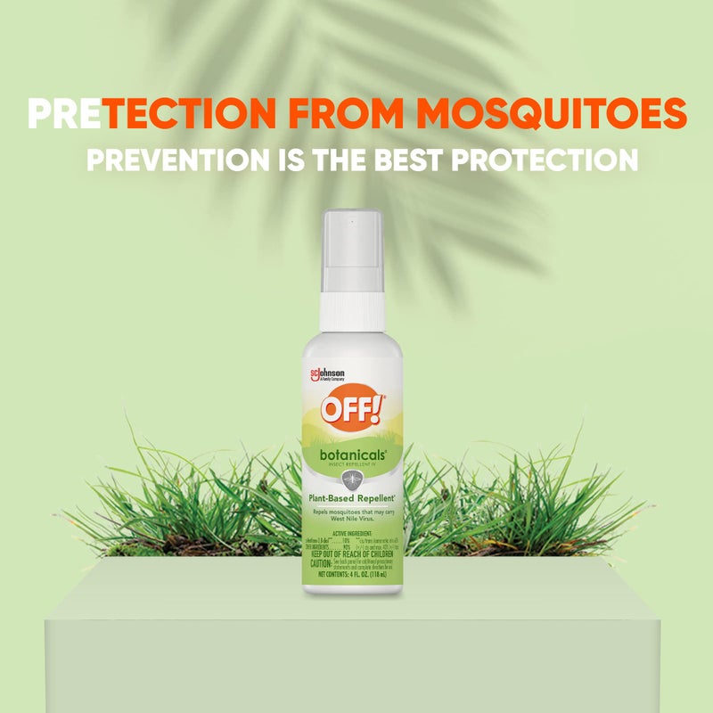 OFF! Botanicals Insect Repellent, Plant-Based Bug Spray & Mosquito Repellent, 4 Oz - Image 2