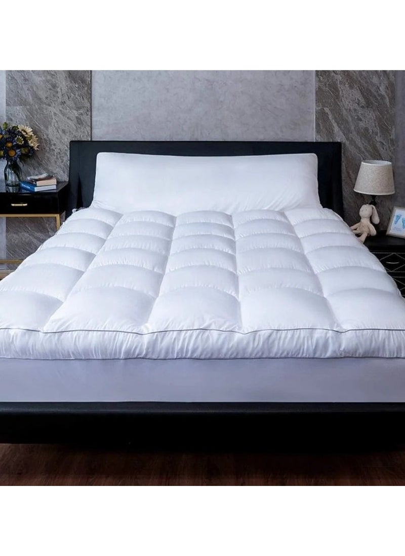 Brides Bed mattress pad, size 150 x 200 cm, microfiber, height 14 cm  - Image 4