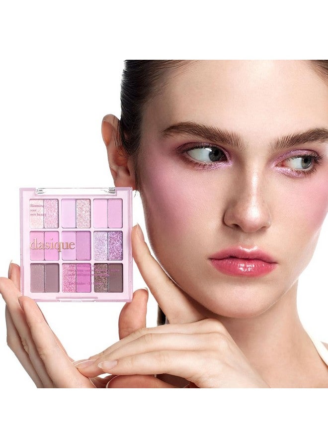 داسيك لوحة ظلال العيون داسيك رقم ١٨، سموثي التوت، ٧ غرام، تحتوي على ٩ درجات ألوان قابلة للمزج، بلمسات نهائية ناعمة مطفية ولامعة مع لآلئ خلابة | لوحة مكياج العيون | خالية من القسوة | كي بيوتي - Image 3