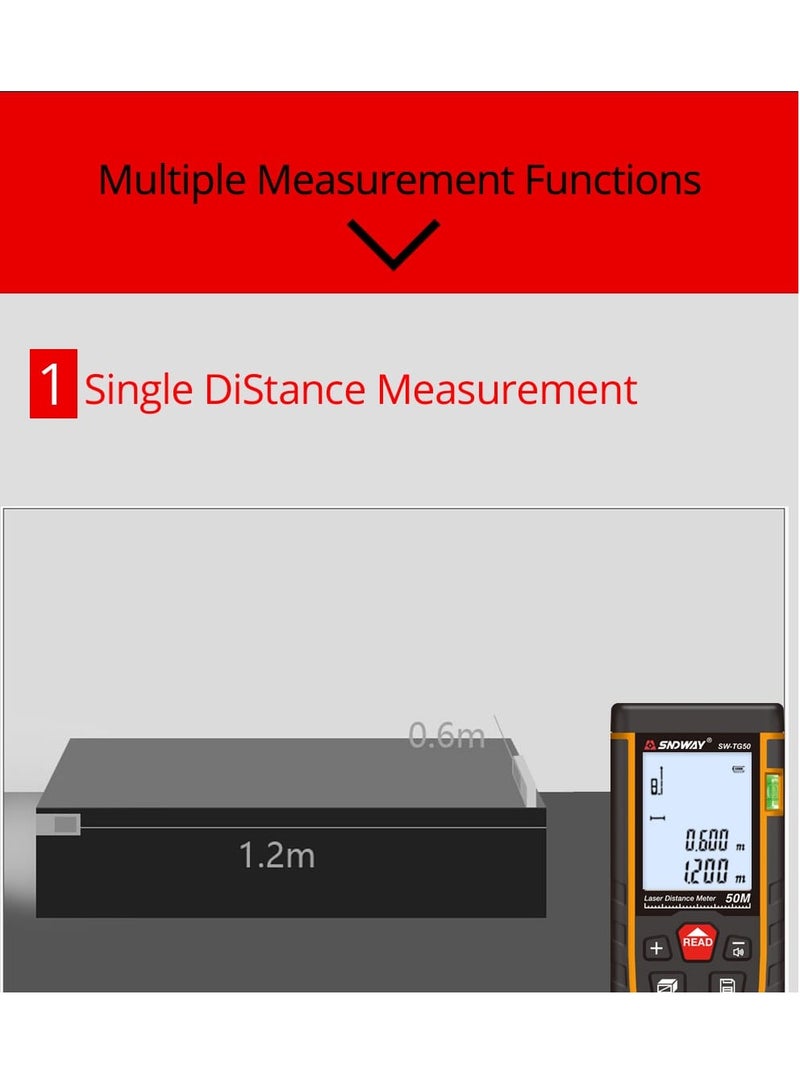 SNDWAY laser distance meter 70 m - Image 3
