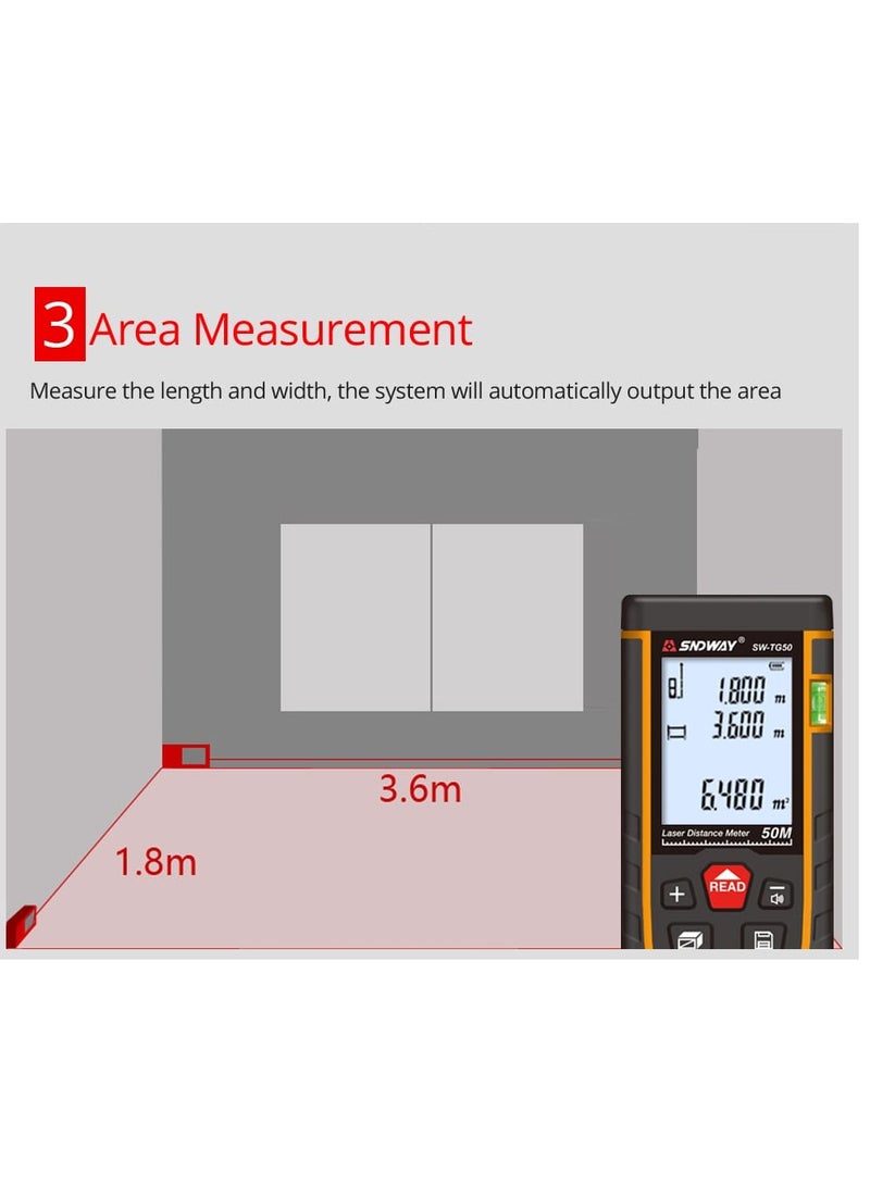 SNDWAY laser distance meter 70 m - Image 5