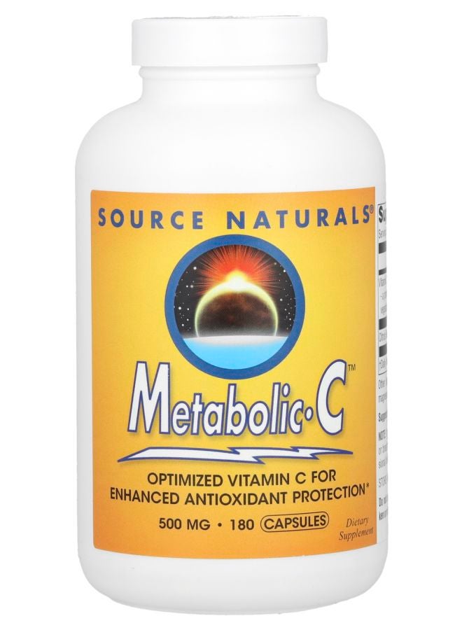 Metabolic C 500 mg 180 Capsules