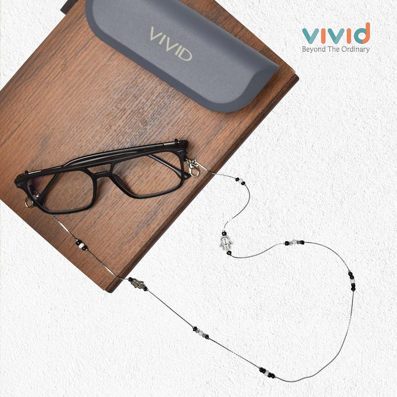 VIVID vision Unisex Adult Metal Eyeglass Holder Strap Cord | New Chain Adjust on Sunglasses | Anti-slip Retainer Lanyard String Eyewear Frame | Specs Mask Chains - Image 2