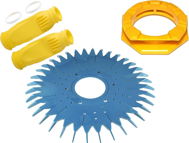MAKHOON 4 Pieces Pool Cleaner Replacements Include W70329 Pool Cleaner Finned Seal W69698 Pool Cleaner Diaphragm W70327 Foot Pad Compatible with Zodiac Baracuda G2, G3, G4 Replace W69721 W72855 - Image 1