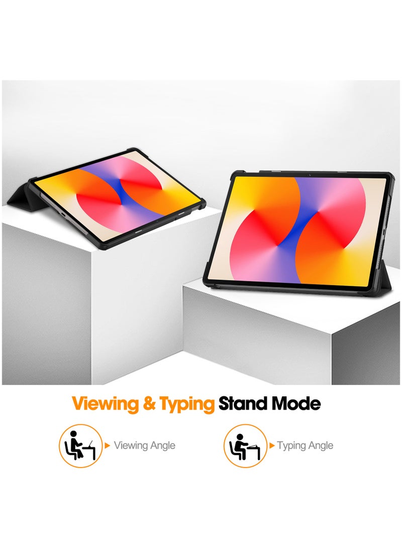 Fankalo حافظة تابلت لهاتف Huawei MatePad SE 11 مقاس 11 بوصة، غطاء صلب من الجلد الصناعي فائق النحافة - Image 3