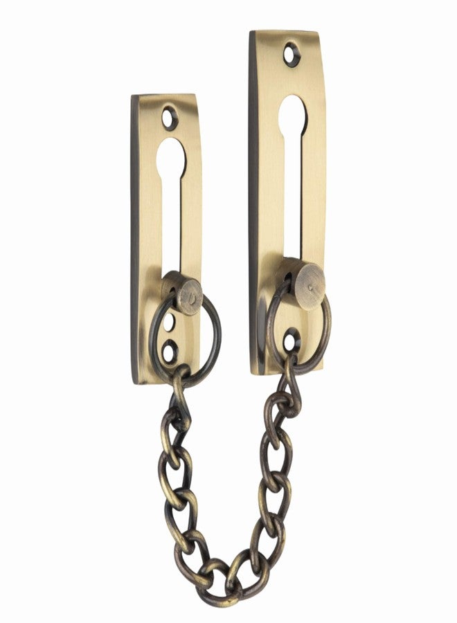 Xpert Brass Door Chain by Xpert (Pack of 1) Works with Chain Lock for Door & Door Lock - Door Chain Lock for Main Door & Safety Latch for Door - Latch Lock for Door & Door Safety (DC-145) - Image 3