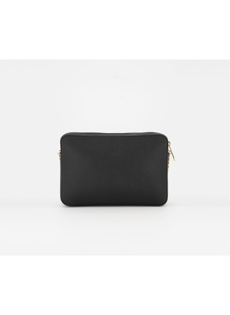 Michael Kors Women Leather Crossbody Bag, Black  - Image 2