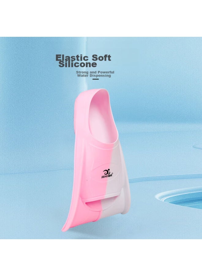Jettiger Jiehu Swimming Fins For Adults And Children, Professional Swimming Diving Speed Boosting Comfortable Durable Soft Rubber Flippers Training Equipment - Image 2
