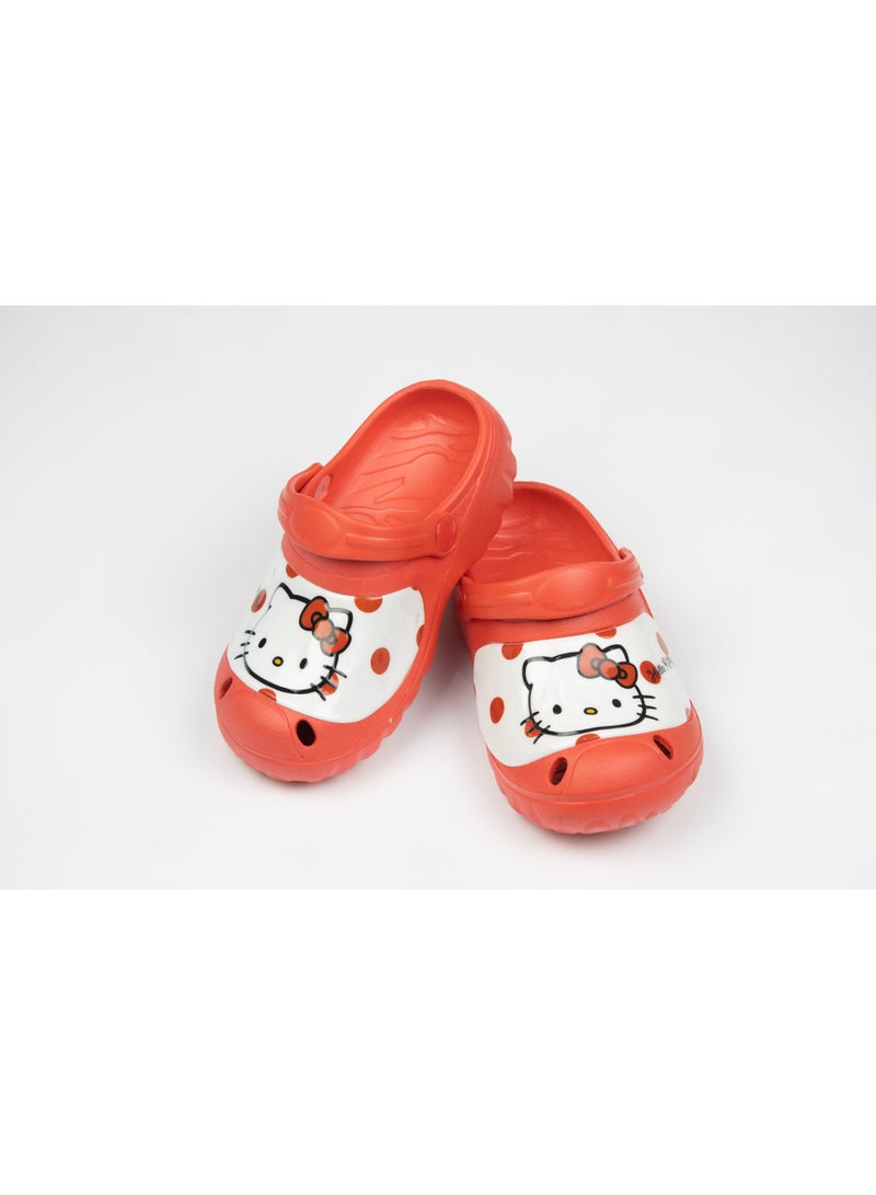 هالو كيتي قباقيب هالو كيتي للأطفال بتصميم مريح وخفيف الوزن ومتين - أحمر - Image 2