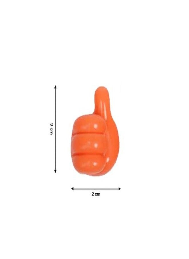 Oblivion Multi functional Hand Shape Wall Clip Hanger Keys Cable Holder,thumb hook (pack of 5) - Image 4