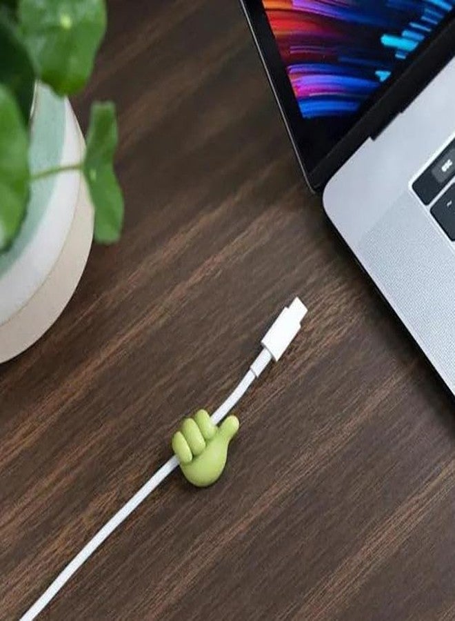 Oblivion Multi functional Hand Shape Wall Clip Hanger Keys Cable Holder,thumb hook (pack of 5) - Image 5