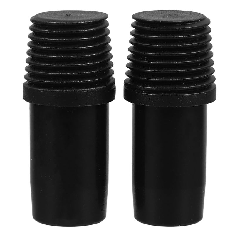 2Pcs Plastic Threaded Tip Adapter For Broom Mop Handle Extension Metal Pole - Image 2
