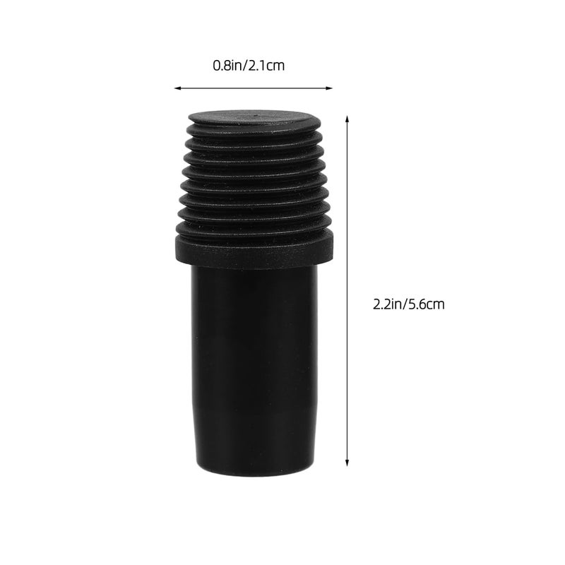 2Pcs Plastic Threaded Tip Adapter For Broom Mop Handle Extension Metal Pole - Image 3