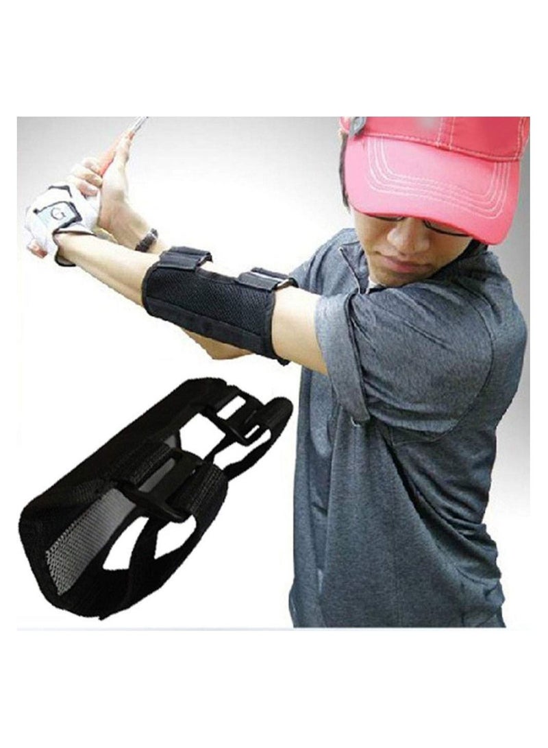 KASTWAVE Golf Swing Training Aids, Golf Training Aid Swing Posture Elbow Brace Corrector, Straight Practice Golf Swing Trainer Elbow Brace Alarm Swing Correcting Tool for Golf Posture Correction - Image 2