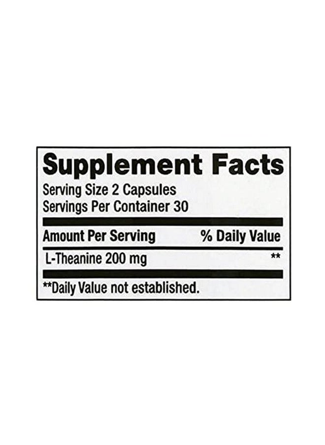 Finest Nutrition - Ltheanine 200 Mg Capsules 60.0Ea - Image 1