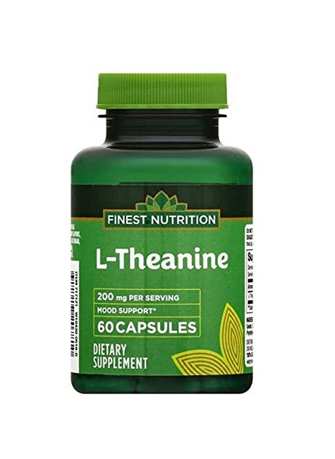 Finest Nutrition - Ltheanine 200 Mg Capsules 60.0Ea - Image 1