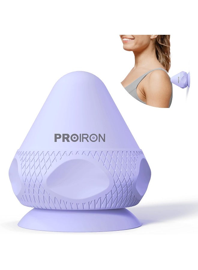 PROIRON PROIRON Massage Ball, Fascia ball for Deep Tissue Massage Suction Cup Massage ball-Lacrosse/Spiky Ball for Back, Feet, Shoulders, Exercise, Yoga, Pain and Stress Relief - Image 1